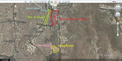 Mapa de kudai estacionamento Meca 