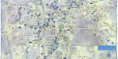 Mapa de estradas de Meca cidade