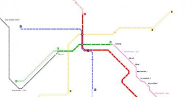 Mapa de Meca metro 