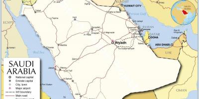 Mapa de Meca museu localização 