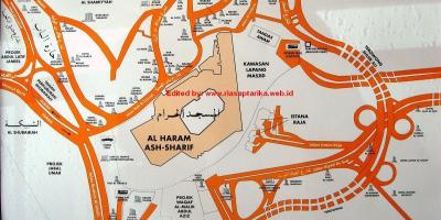 Mapa de misfalah Meca mapa